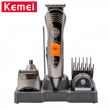 Kemei KM-580A 7-in-1 Beard trimmer & Hair clipper with nose trimmer for men