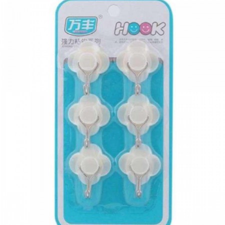Wall Hook For Home Decor - 6pc: